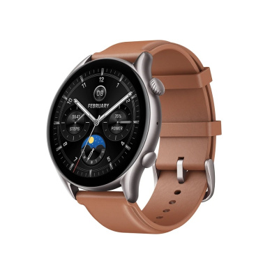 Часы Amazfit GTR 4 NEW Brown Leather A2040